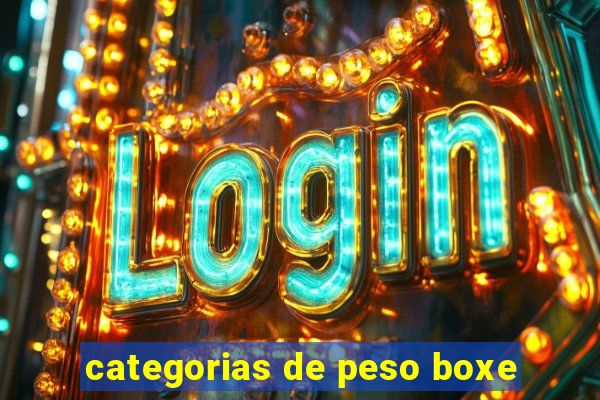 categorias de peso boxe